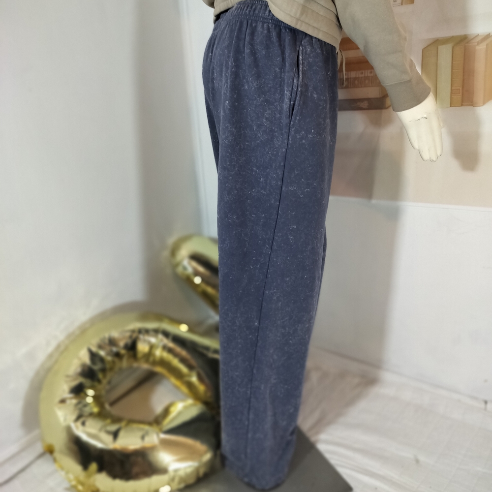Blue Wide-Leg Pants - Picture 2 of 7
